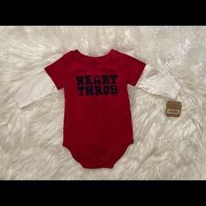 Baby 8 Heart Throb L/S Onesie - Valentines Day